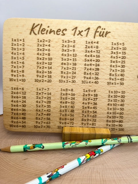 Frühstücksbrettchen Kleines 1x1