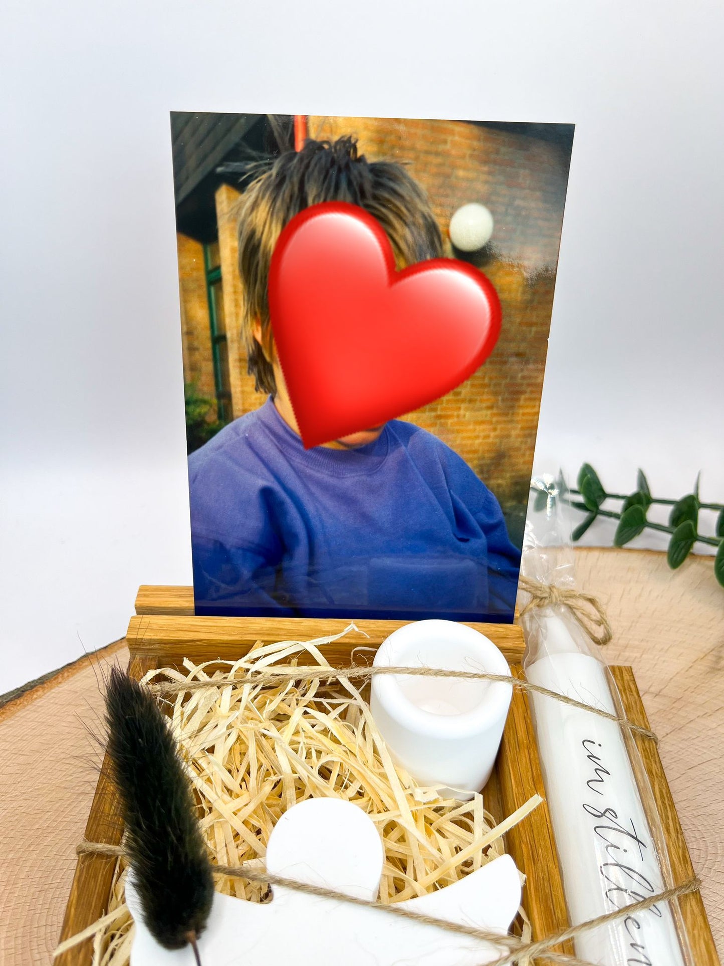 Trauerbox mit Fotohalter