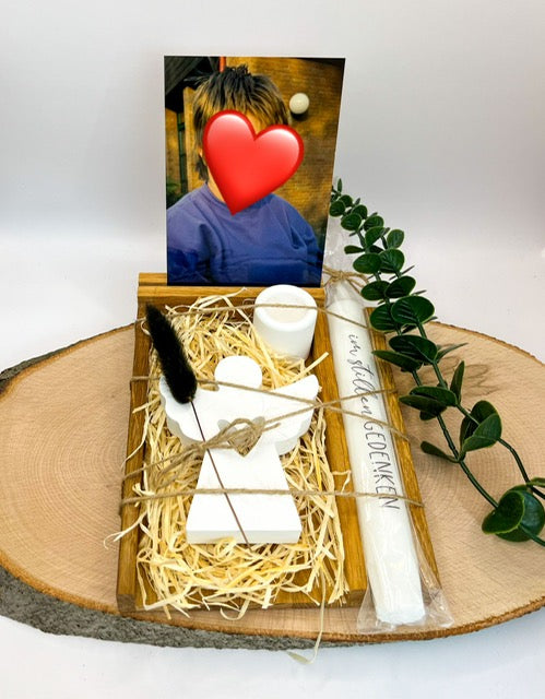 Trauerbox mit Fotohalter