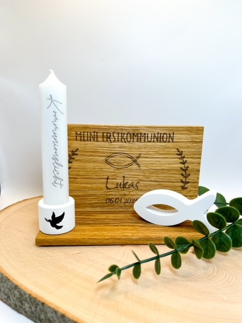Holzaufsteller zur Kommunion
