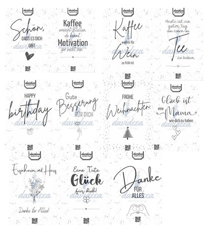 Geschenkset Tasse/Becher mit Kaffee , Kerze , Kerzenhalter